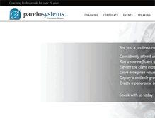 Tablet Screenshot of paretosystems.com